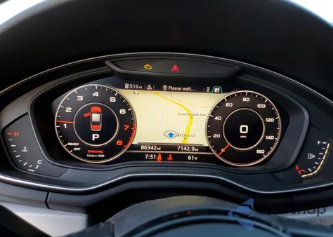 2017 Audi A4 Prestige z USA, uszkodzony, nr VIN WAUFNAF40HN036889